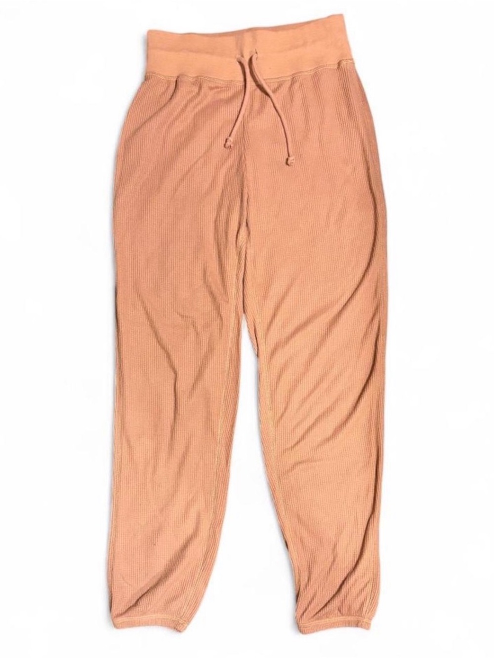 Abercrombie & Fitch Waffle Knit Joggers in Coral